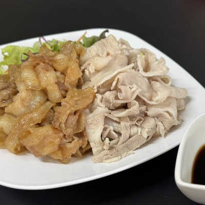 新潟県村上市産「岩船豚」　豚バラ肉スライス　600g(300g×2パック)1101002