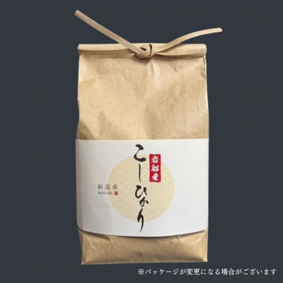 【新米受付・令和8年産米】新潟県村上市　岩船産コシヒカリ精米6kg(2kg×3袋)1103001N