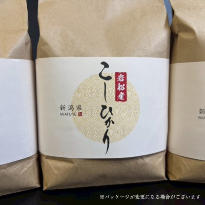 【新米受付・令和8年産米】新潟県村上市　岩船産コシヒカリ精米6kg(2kg×3袋)1103001N