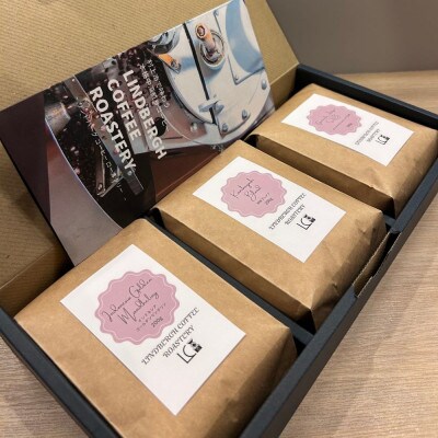 自家焙煎コーヒー豆【豆】LC3-1　こだわりの深煎りコーヒーセット200g×3種　1105003