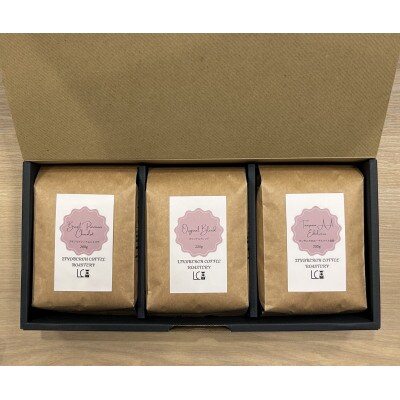 自家焙煎コーヒー豆【豆】LC7-1　店主のおすすめコーヒーセット200g×3種　1105013