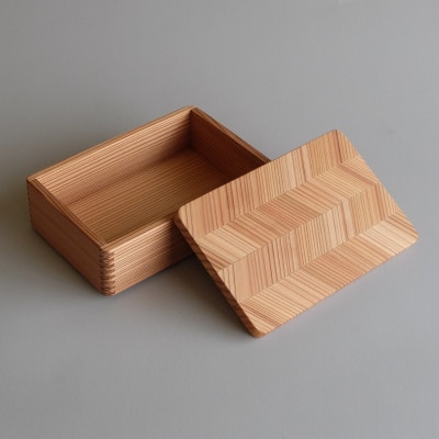 山武杉のお弁当箱　杉綾　大　450ml