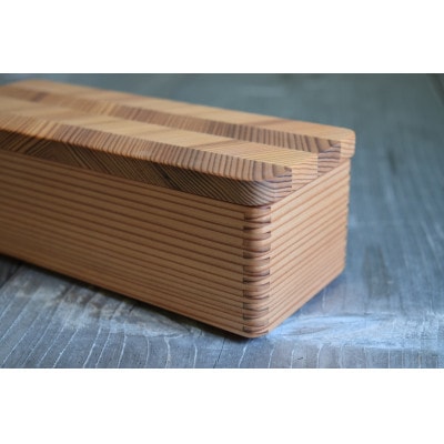 山武杉のお弁当箱　杉綾　スリム