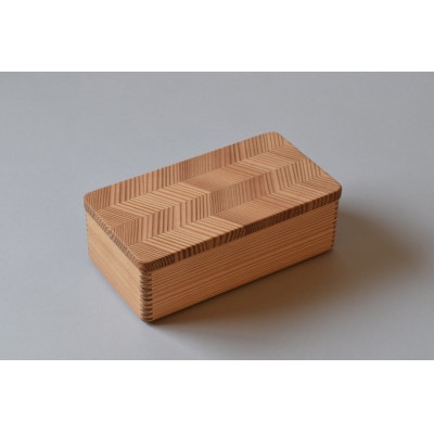 山武杉のお弁当箱　杉綾　極大