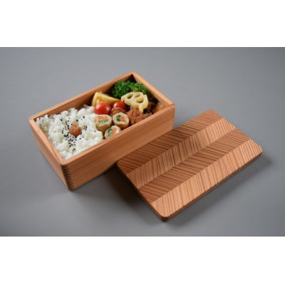 山武杉のお弁当箱　杉綾　特大
