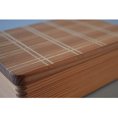 山武杉のお弁当箱　格子　大　450ml