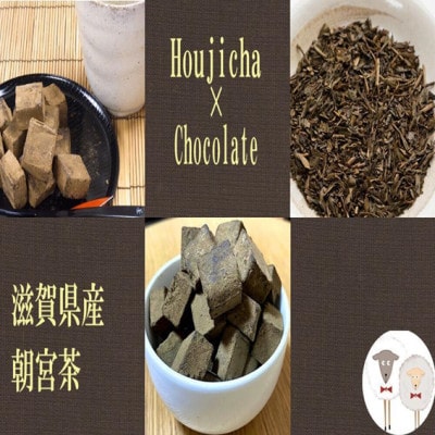 訳あり 自分チョコ ほうじ茶生チョコレート 約350g