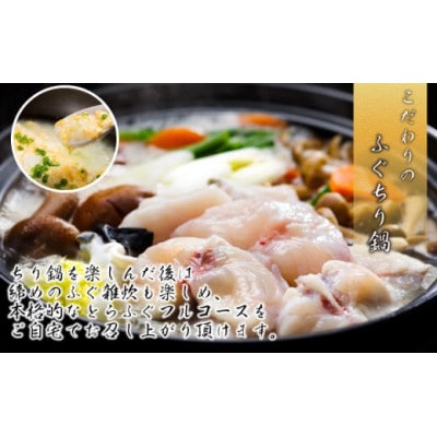 【冷凍】国産とらふぐ刺身セット(2～3人前)