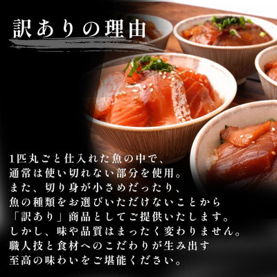 【訳あり】たれにこだわった 魚千代の 漬け丼 3種2パック (合計6パック入り)