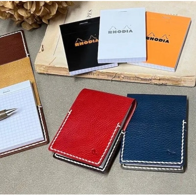 【革小物one】rhodia cover(ロディアカバー)ブラック
