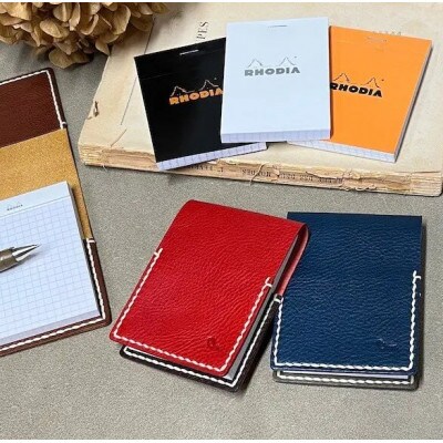 【革小物one】rhodia cover(ロディアカバー)マスタード