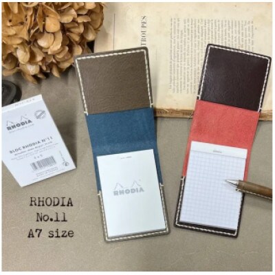 【革小物one】rhodia cover(ロディアカバー)マスタード