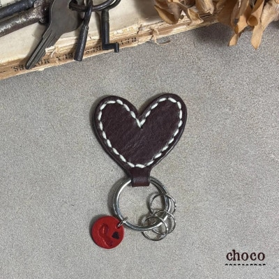 【one】ハートのキーホルダー(チョコ)