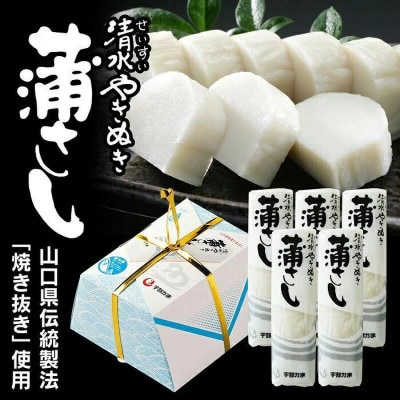 宇部かま 清水やきぬき 蒲さし 5本セット