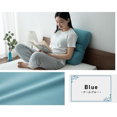 至福の睡眠 マシュマロ フットピロー コンパクト/クールブルー|09_emr-050101e