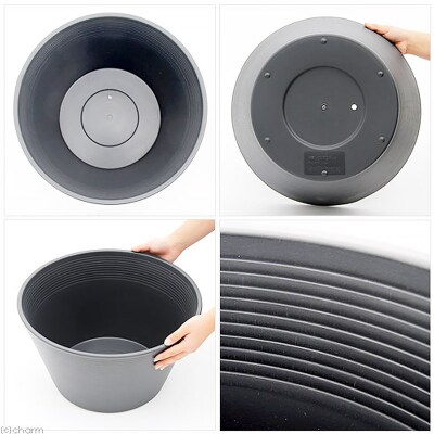 ラウンドプランター グレー 23L(直径44×高さ25cm) |09_chm-cn0101b