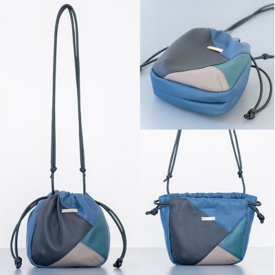 REDOW＜Upcycle bag＞collage S ベージュ系|09_dik-020101b