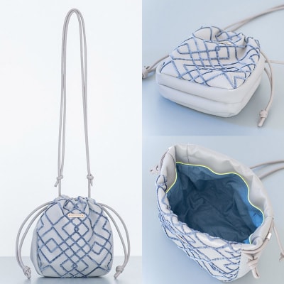 REDOW＜Upcycle bag＞cross S ライトグレー|09_dik-030101b
