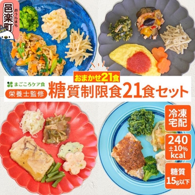 まごころケア食 糖質制限食 お弁当 ＜冷凍＞ 21食セット|09_sil-022101