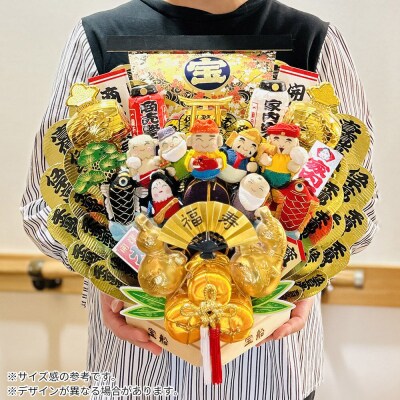 《縁起物熊手》宝船 大 七福神|09_mrt-050101