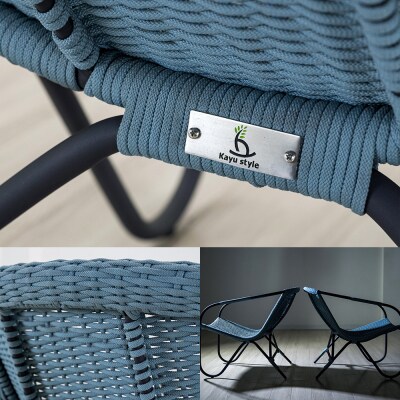 椅子 カルモ アームチェア アルミニウムフレーム ポリプロピレンロープ|09_bss-170101