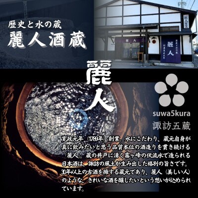 日本酒 信濃屋飲み比べセット 生貯蔵酒 高島城/純米吟醸 杜乃舞/純米吟醸 麗人[720ml×3本]