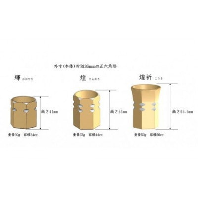 人肌 -煌-(きらめき)(酒器)ゴールド