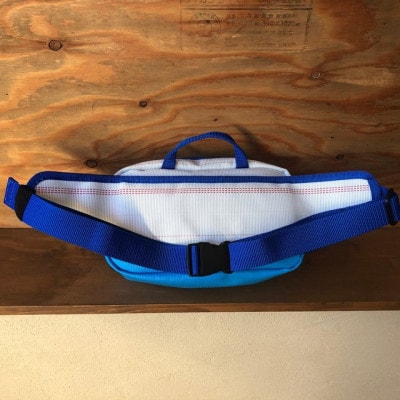 【SUWAプレミアム】ウエストバック　バイカラーブルー(パイピングカラー:青)