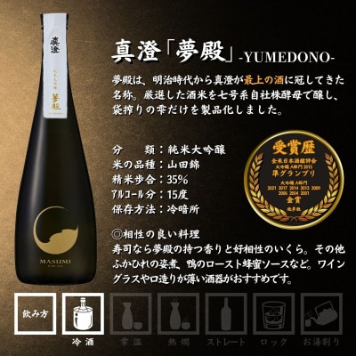 【諏訪五蔵】 真澄の最高峰 飲み比べ 720ml×3本