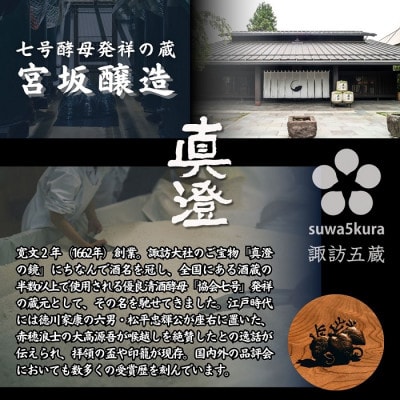 【諏訪五蔵】真澄 MIYASAKA シリーズ 飲み比べ セット 720ml 2本
