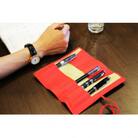 こだわりの逸品「6本収納ロールペンケース」<レギュラーレッド>