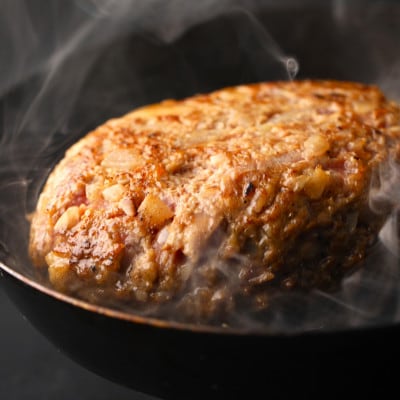 牛壱の黒毛和牛ハンバーグ5個(約750g)
