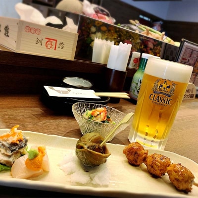 「炉ばた居酒屋はたご家」「炭焼炉端ちくぜん」で使える共通お食事券 9,000円分 F4F-8039
