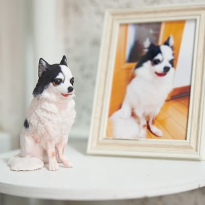 思い出のペット写真から作る3Dフィギュア　長辺10cm