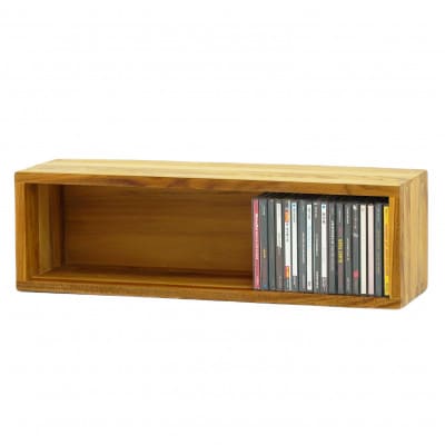 CDボックスL 幅54cm 奥行き16.3cm 高さ16.5cm チーク無垢材