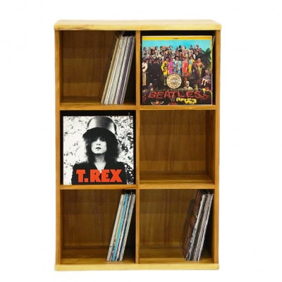 レコードラック 390 2×3 幅74.2cm 奥行き39cm 高さ111cm チーク無垢材