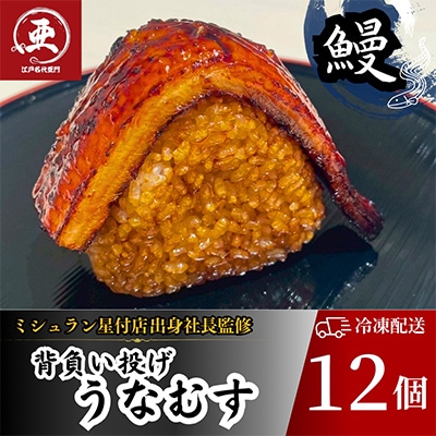 鰻の焼きおにぎり【うなぎ背負い投げ】うなむす　計12個