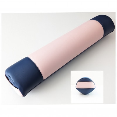 【特許取得/日本製】整体×睡眠×運動で寝返りが整体になる《願えりまくらL(ロング)》ピンクネイビー