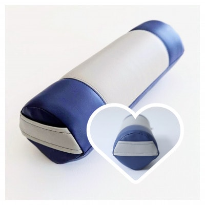 【特許取得/日本製】睡眠×整体でやさしく整う寝返り整体枕《願えりまくらS》グレーネイビー