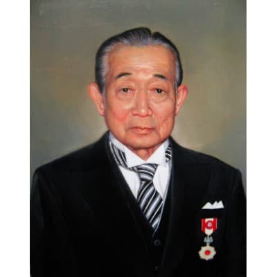 油絵人物肖像画