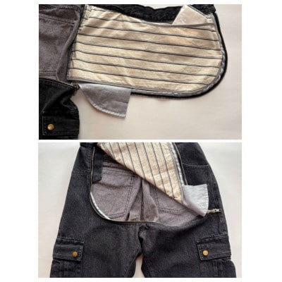 特許申請!多機能ジーンズGenPacパンツ「Book Lサイズ」　扉の内側には大きな秘密のポケット