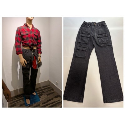 特許申請!GenPacjeanパンツ　Apple L おしっこのファスナーは下から上に開けます!