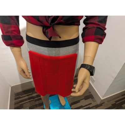 特許申請!初詣は伝統の赤いふんどしGenpacエミューM(本体灰)で家族と仕事の門出を祝いましょう