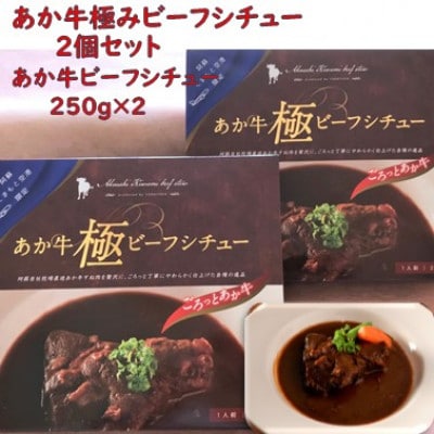あか牛極ビーフシチュー2個セット(あか牛ビーフシチュー250g×2)(錦町)
