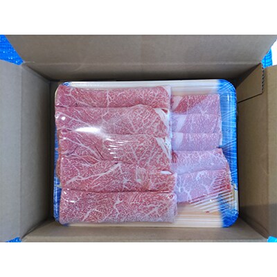 【毎月定期便】くまもと黒毛和牛　すき焼き用500g(錦町)　全3回