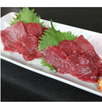 【毎月定期便】国産上赤身馬刺し 400g(錦町)全6回