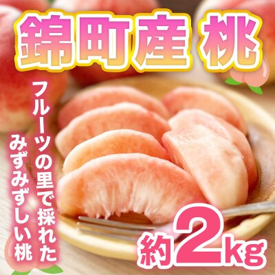 桃　約2kg(4～8玉)(錦町)