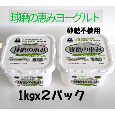 球磨の恵みヨーグルト(無糖) 2kg
