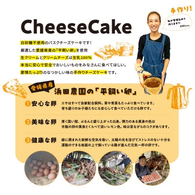 バスクチーズケーキ(グルテンフリー)　18cm 【お申込み後生産】