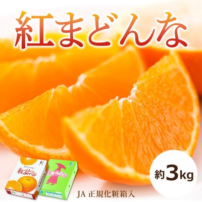 【2025年11月～12月頃から発送予定】紅まどんな(JA正規化粧箱入り)約3kg